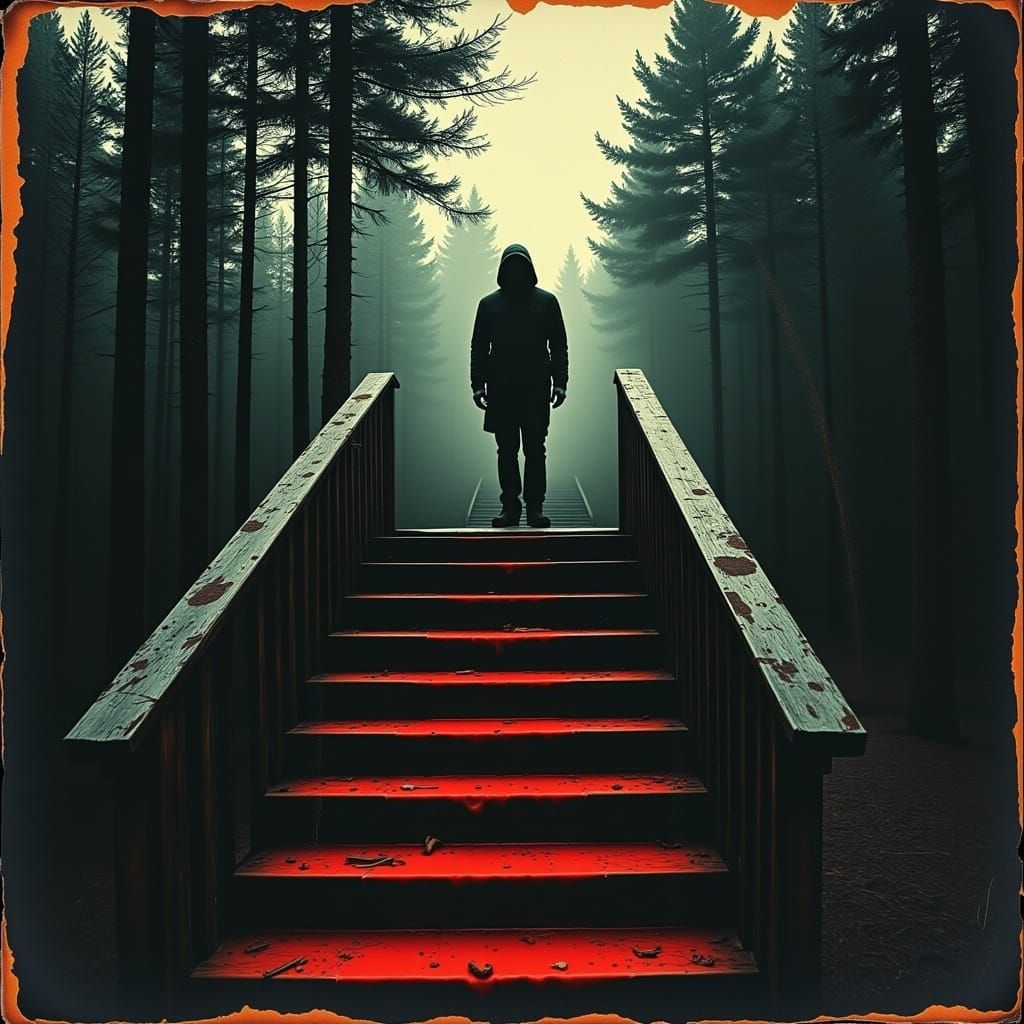 Missing Person Illustration in Vintage Spooky Style