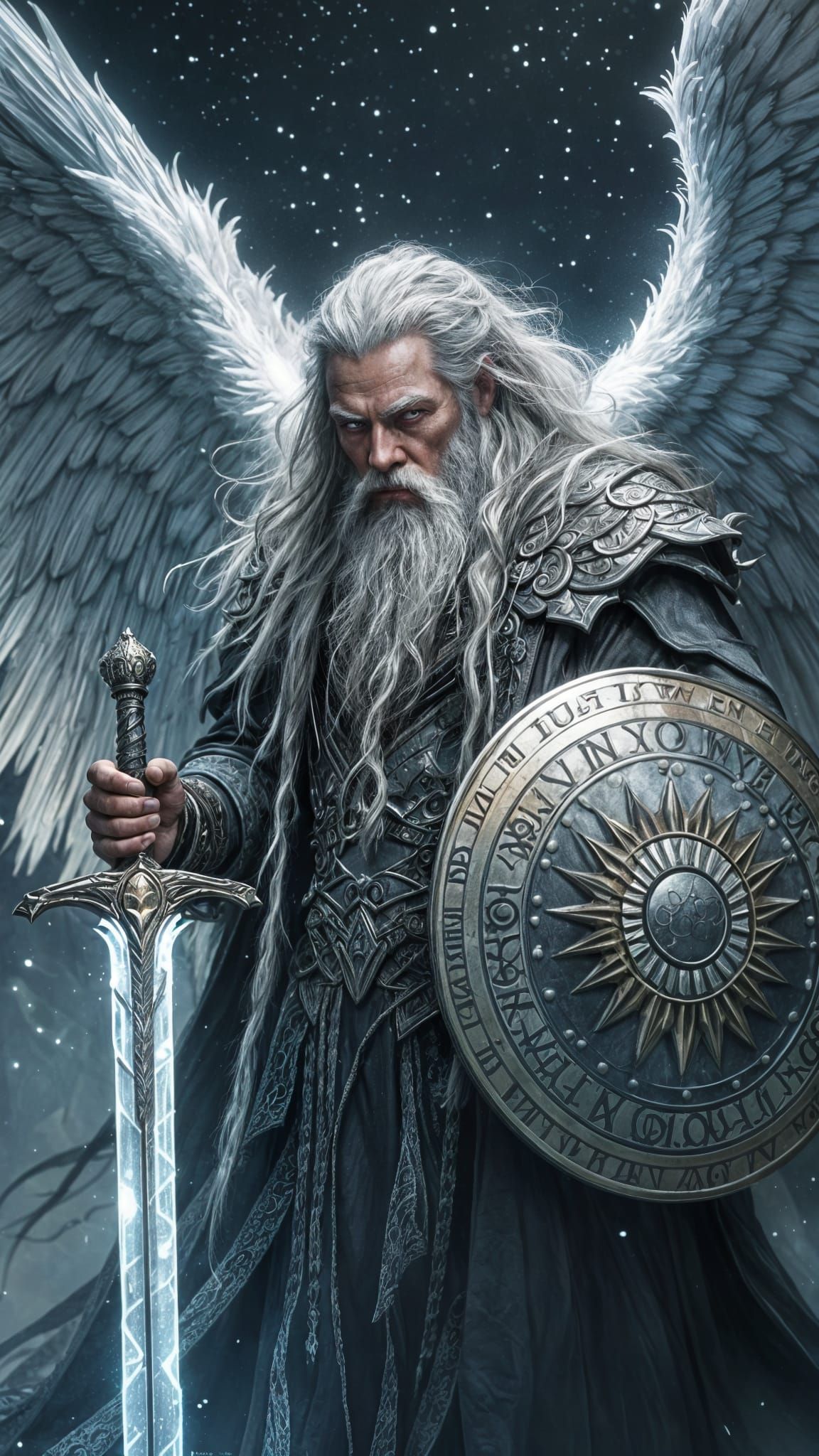 Ethereal Aasimar Cleric Radiates Divine Presence