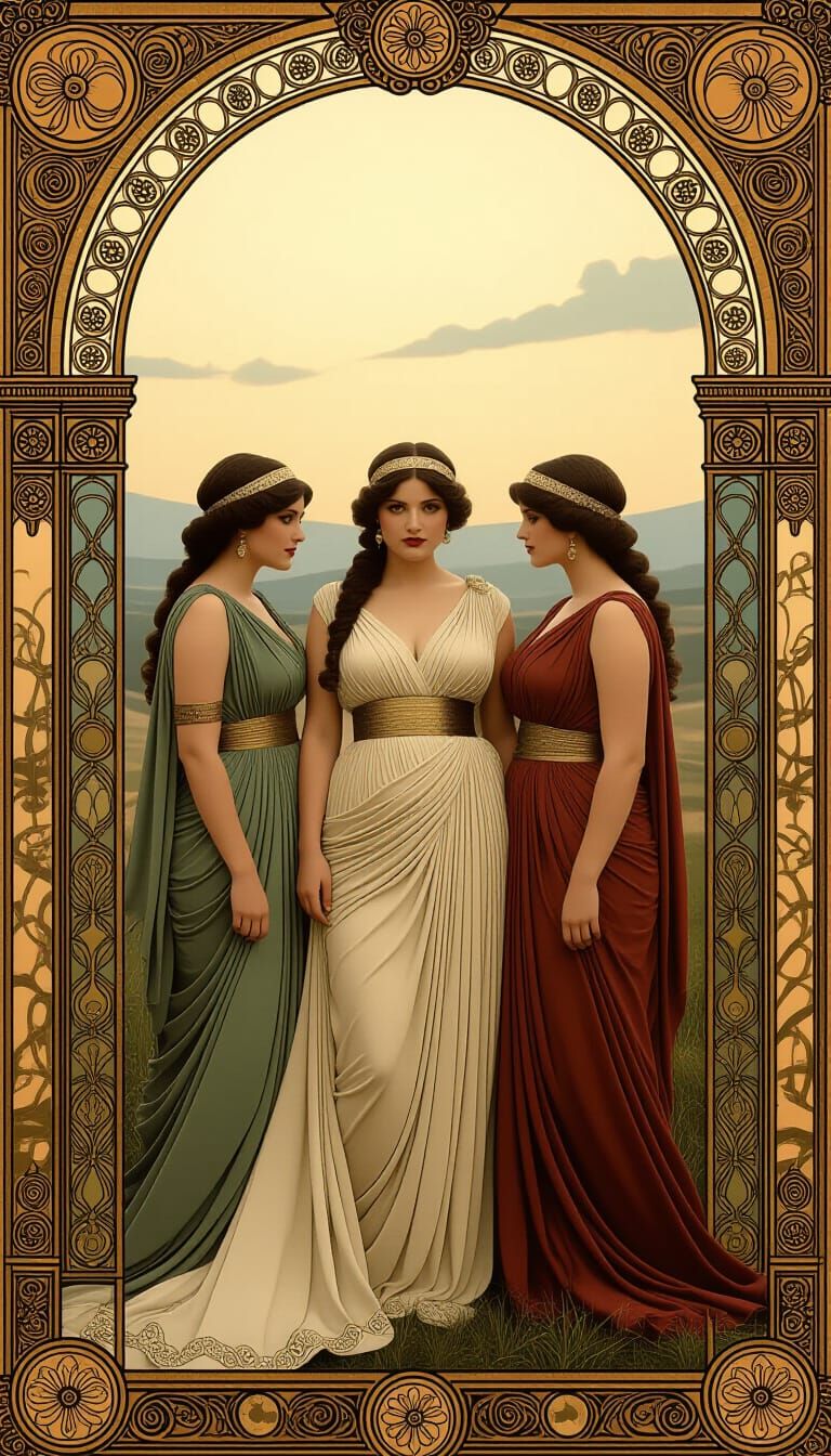 Curvy Women in Ancient Rome: Painterly Film Still