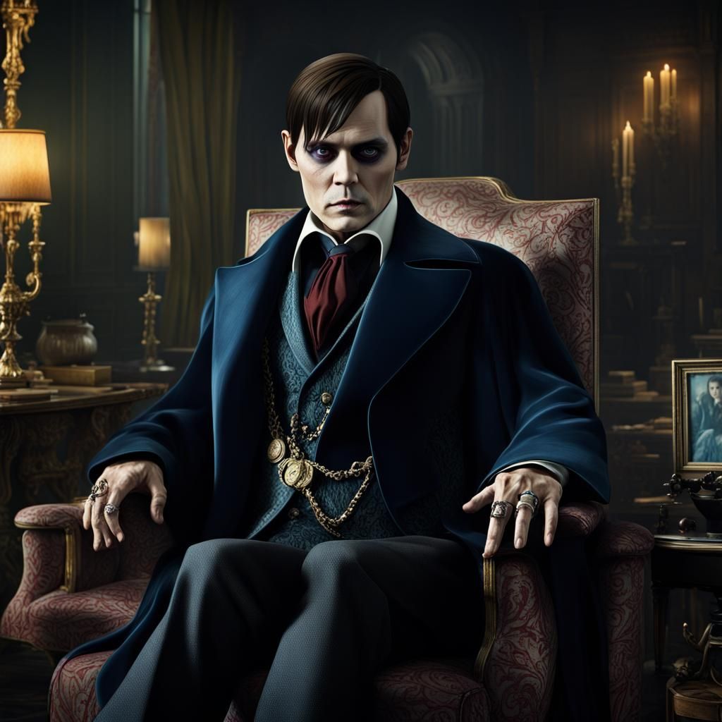 Barnabas Collins Detailed Matte Painting