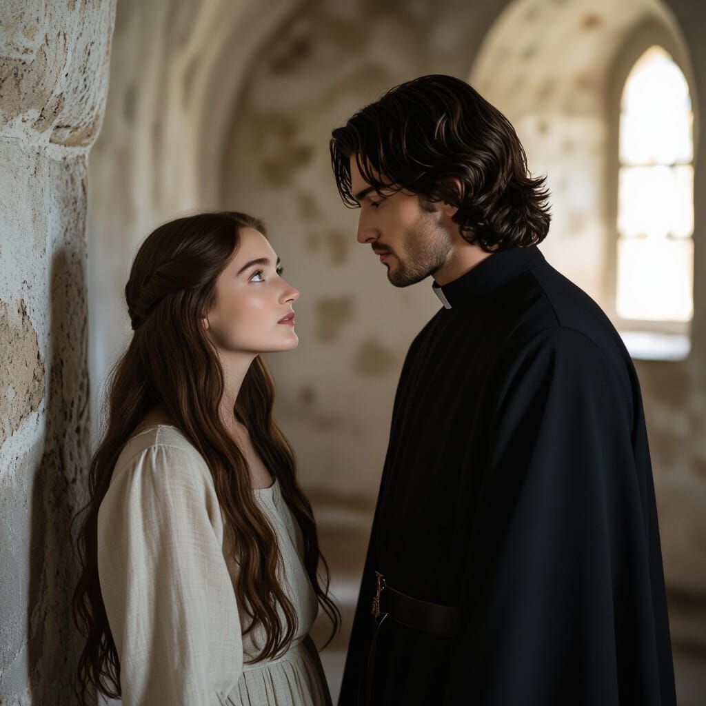 Monastic Love: A Cinematic Portrait in Candlelight