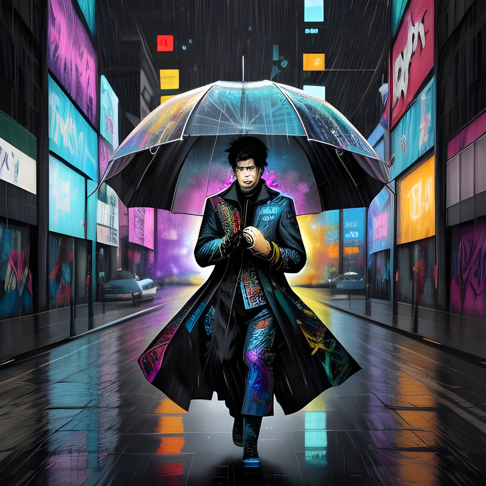 He hated his deformed face and often hid it or would only go out alone.  One day in his travels, he happened upon a box....