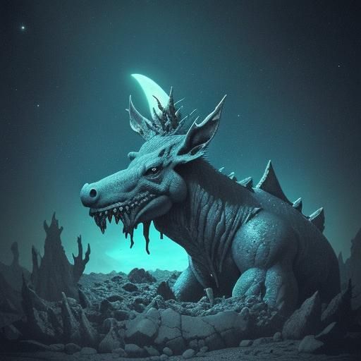 Surreal Cosmic Horror: Motel in Dragon Jaws