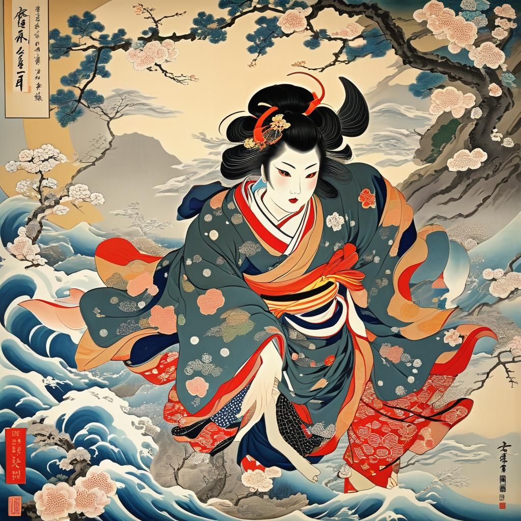 Fusion of Japanese Art and Dadaism: Ukiyo-e, Kacho-Fugetsu, ...