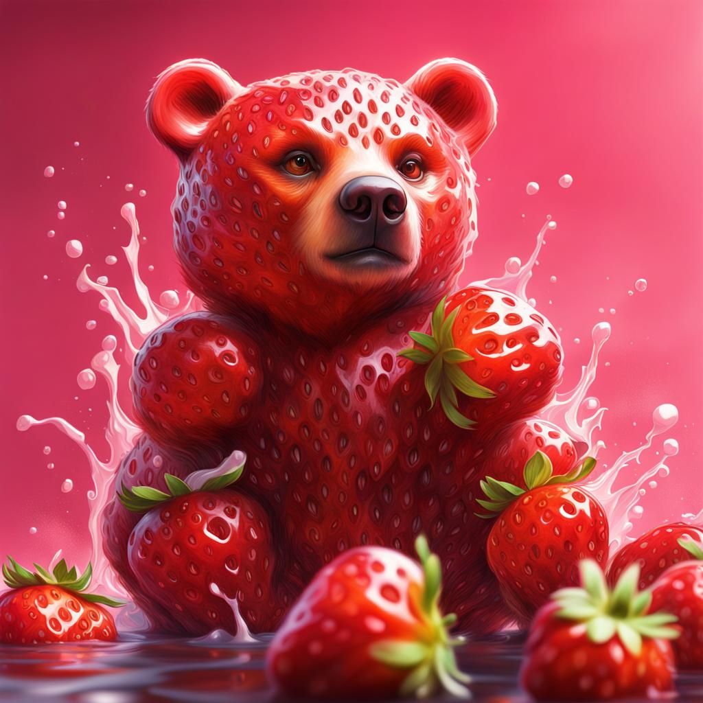 strawberry bear