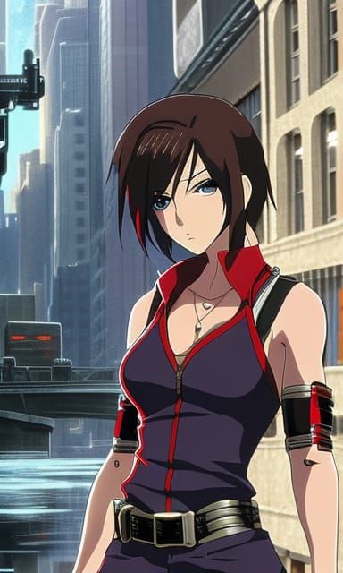 Gorgeous Ruby rose as aya brea from parasite eve in her nypd uniform, Epic cinematic brilliant stunning intricate meticu...