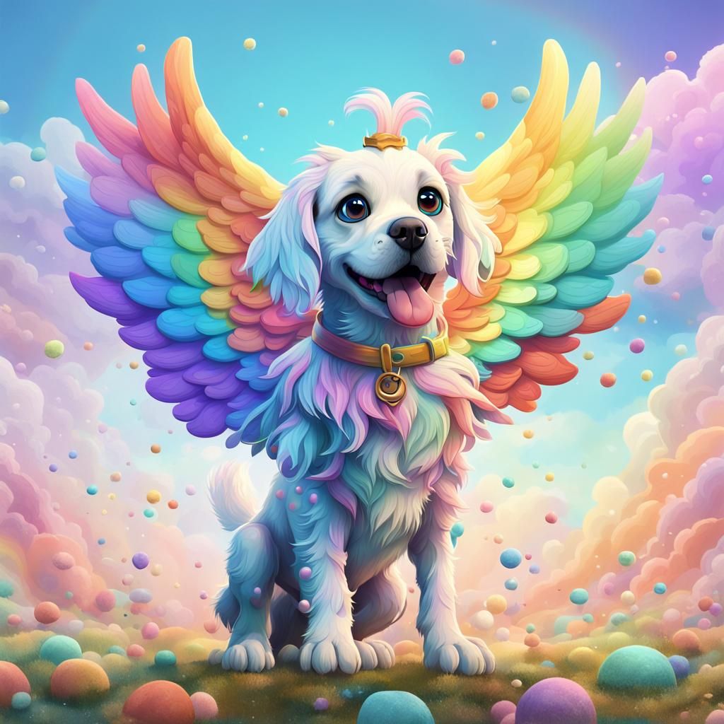 Rainbows are better with dogs