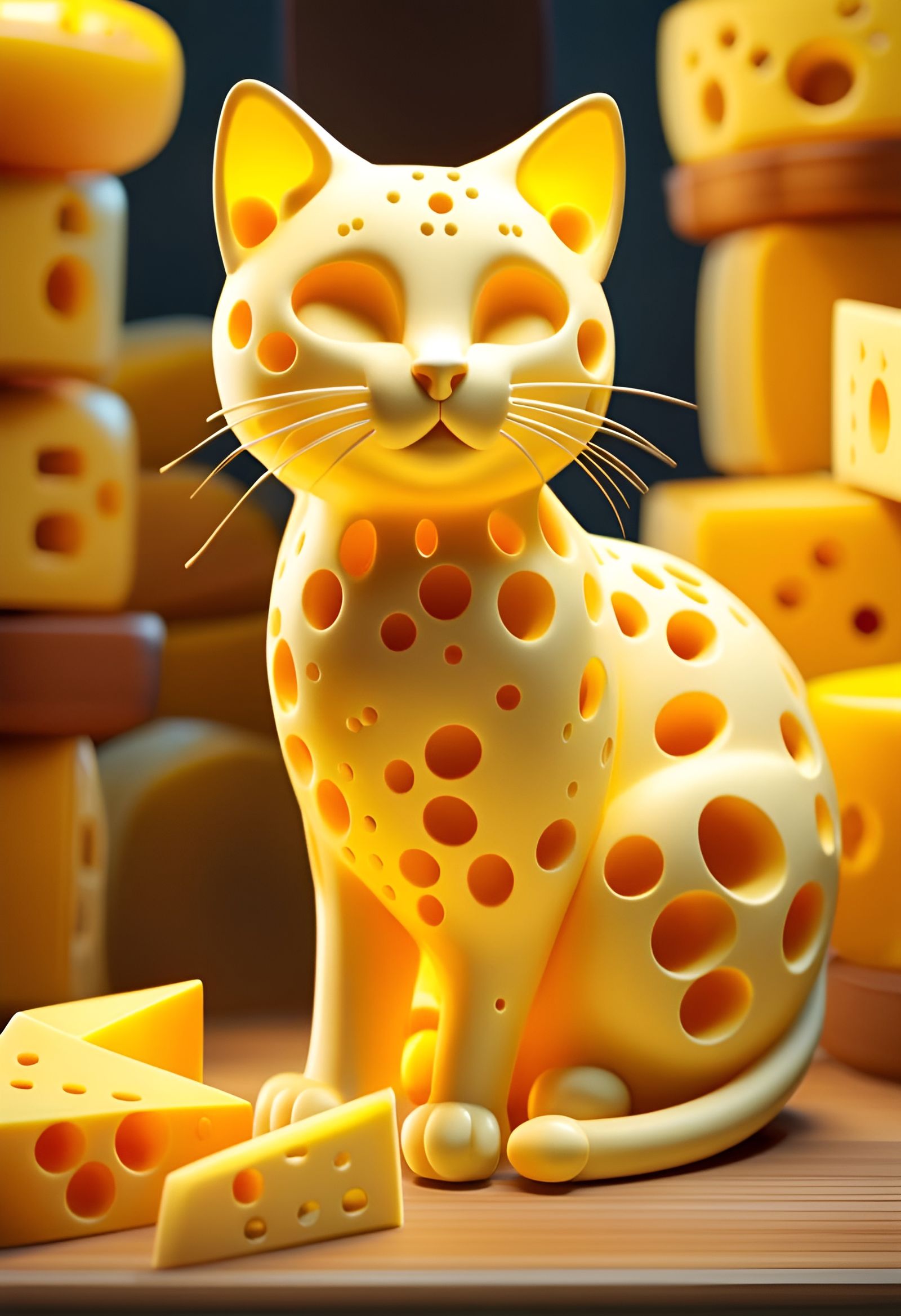Cheese cat