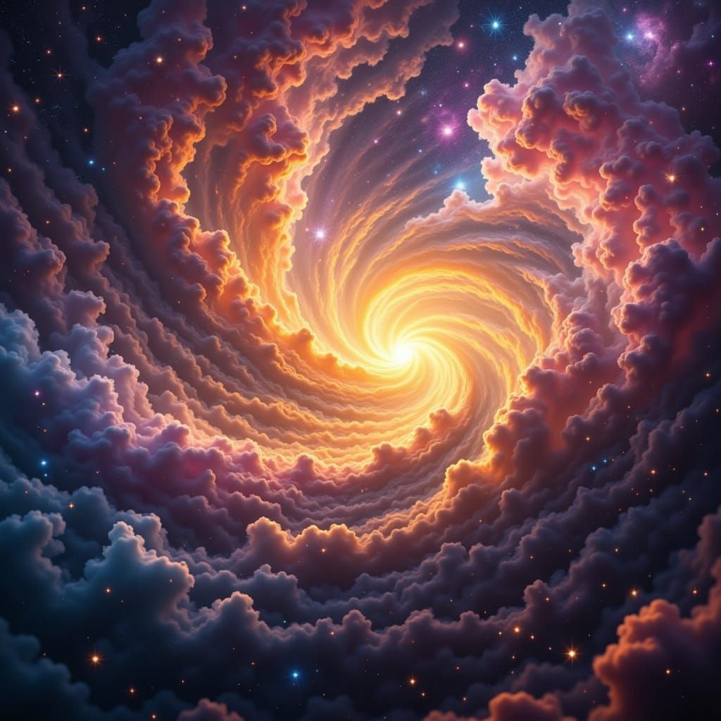 Ethereal Nebula of Souls and Destiny