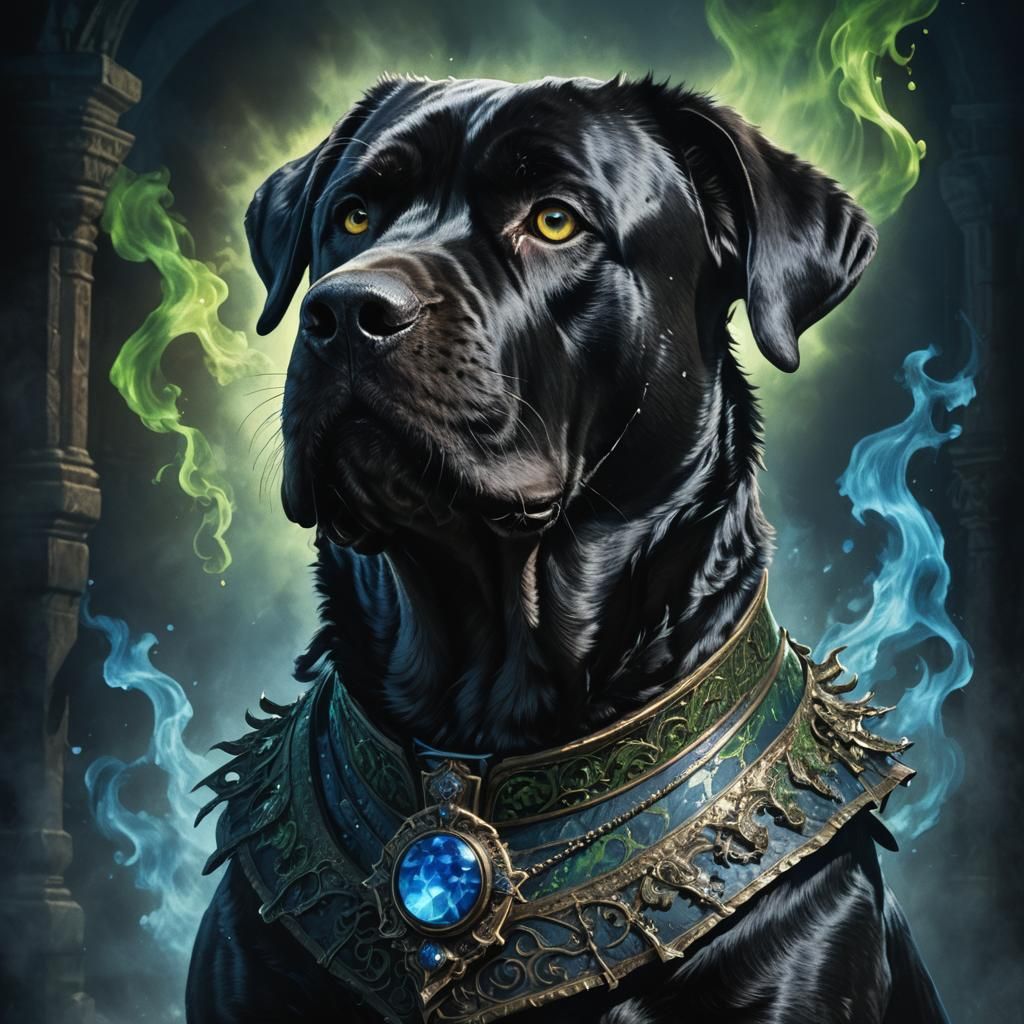 Hound of the Baskervilles: Dark Fantasy Portrait