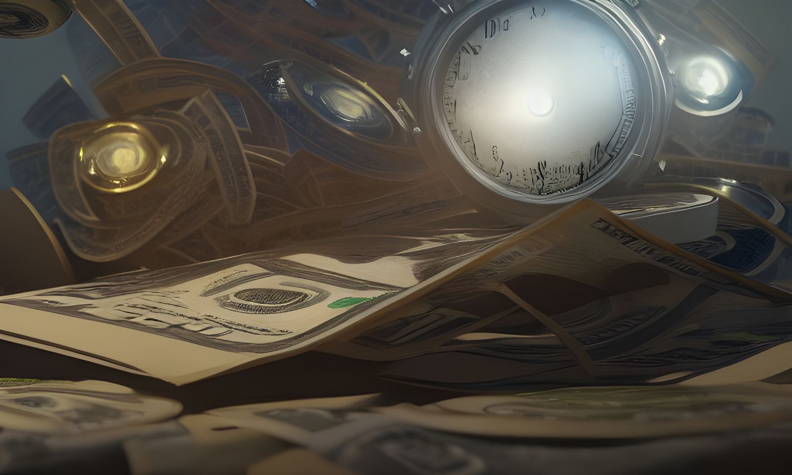 Time Is Money: Colorful 8K Concept Art