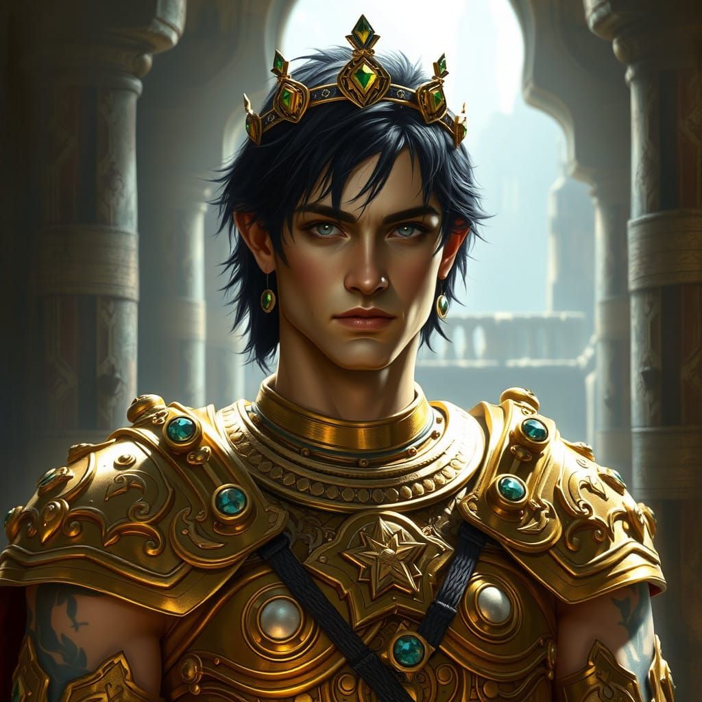 Regal Ayleid Ruler in Golden Armor