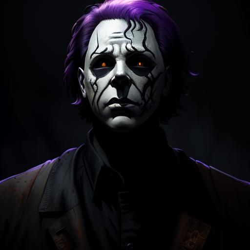 Hyperdetailed Michael Myers Concept Art in 8k Resolution