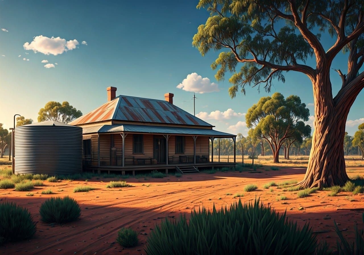 Australian style homestead