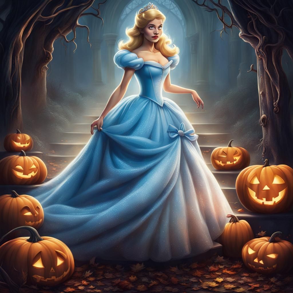 Mysterious Spooky Cinderella with Alluring Style