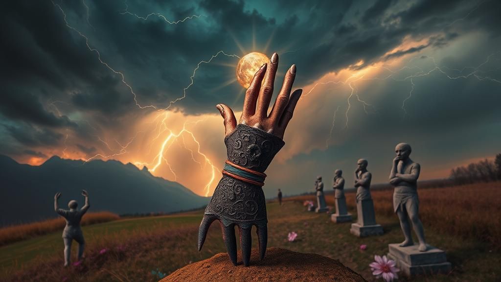 Voodoo Doll on Golf Course, Magical Surrealism