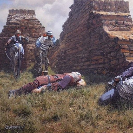 Cheating Death: An Oil Painting