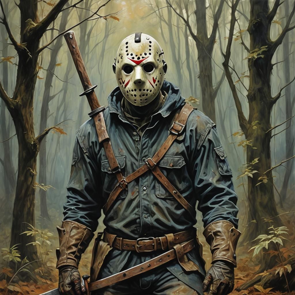 Jason Voorhees in Brian Froud Style