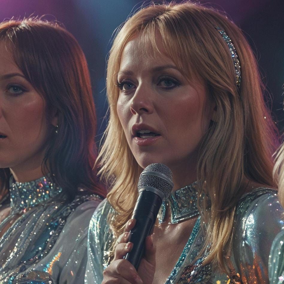 ABBA Holograms Shine in Cinematic Concert Scene