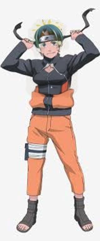 Female Anime Character in Manga Style