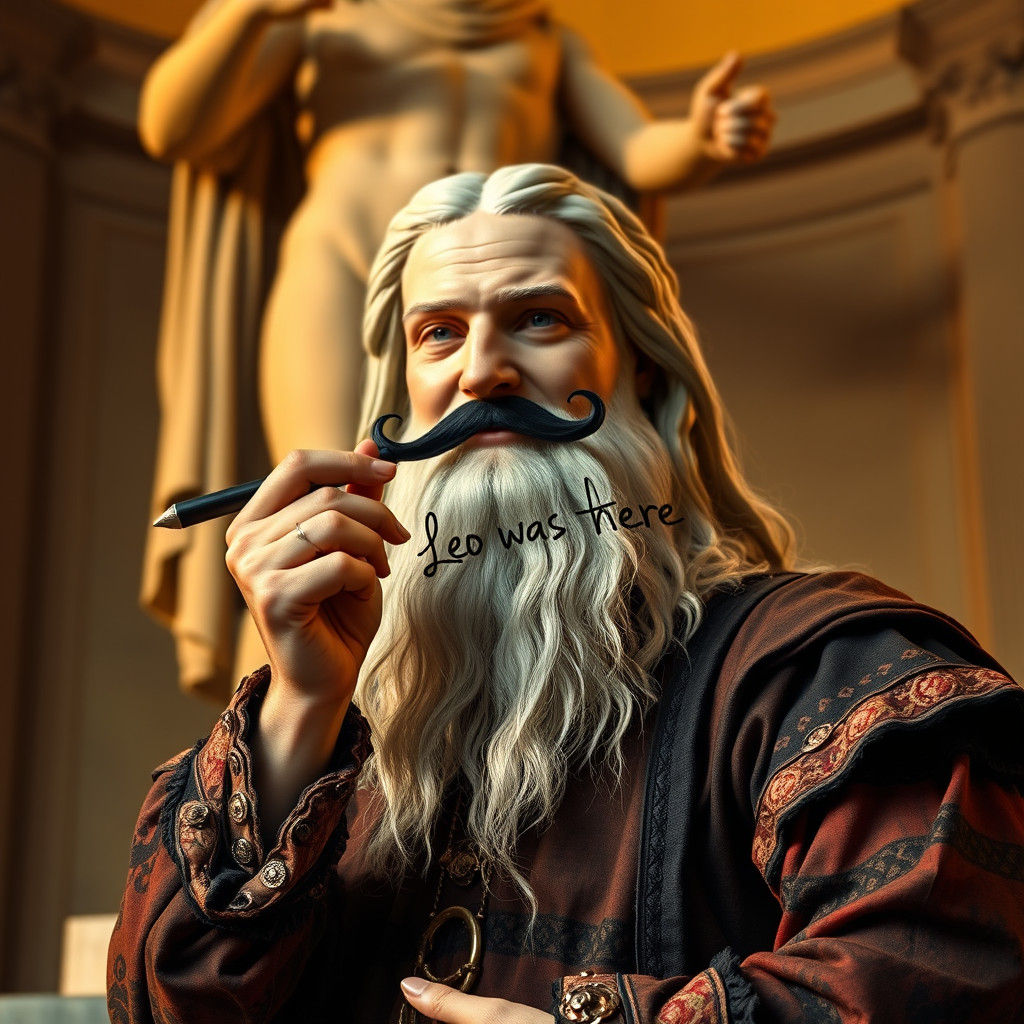 Renaissance Master Pranks Michelangelo's David