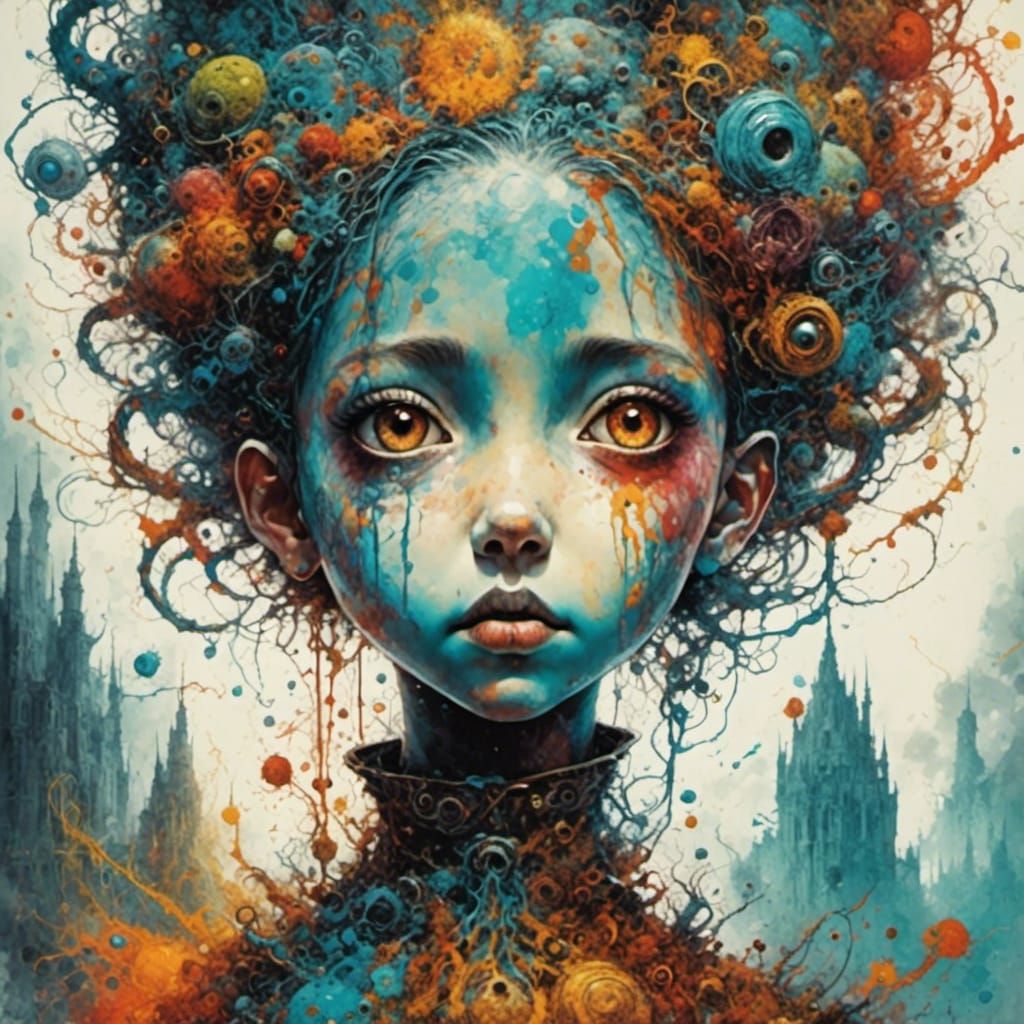 Kitschy Cosmic Monsters in a Dreamy Fantasy Glow