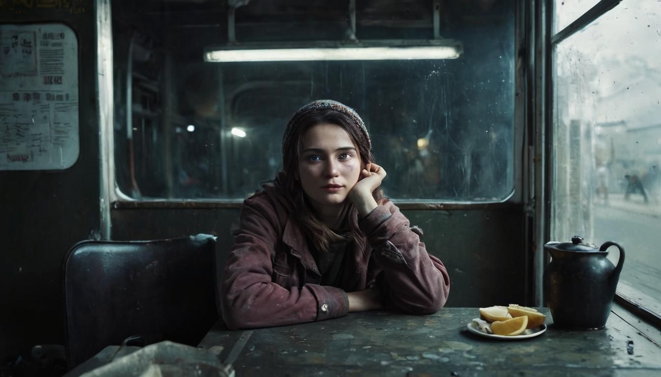 Mad World: Cyberpunk Dystopia in Neon Noir Style