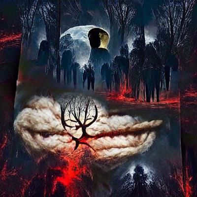 Sinister Figure Emerges From Moonlit Forest