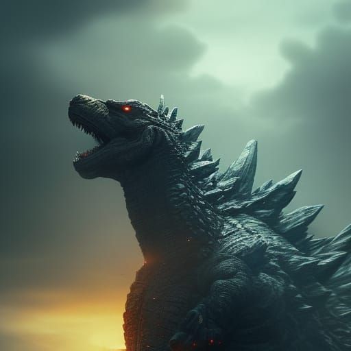 Godzilla: A Dark Fantasy Concept Art Masterpiece