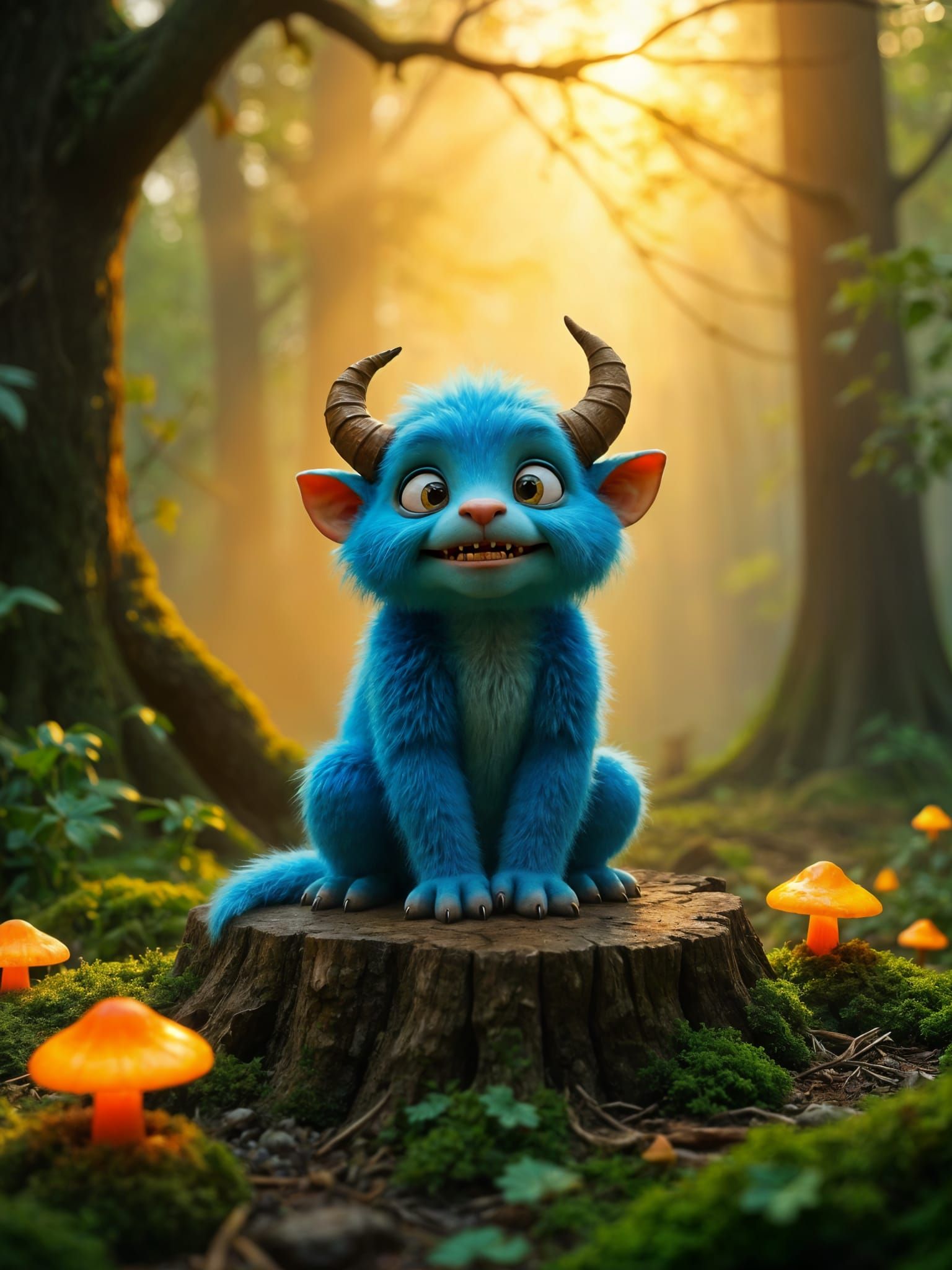 Innocent Monster in Mysterious Forest