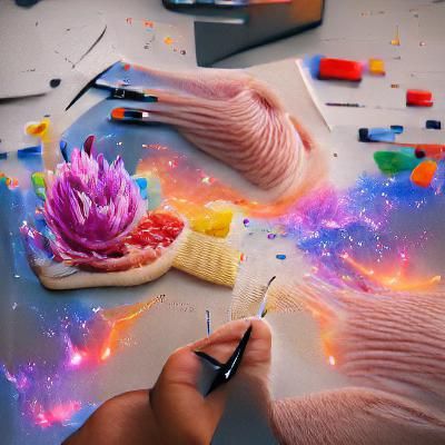 AI Interpretation of 'Create Something Amazing'