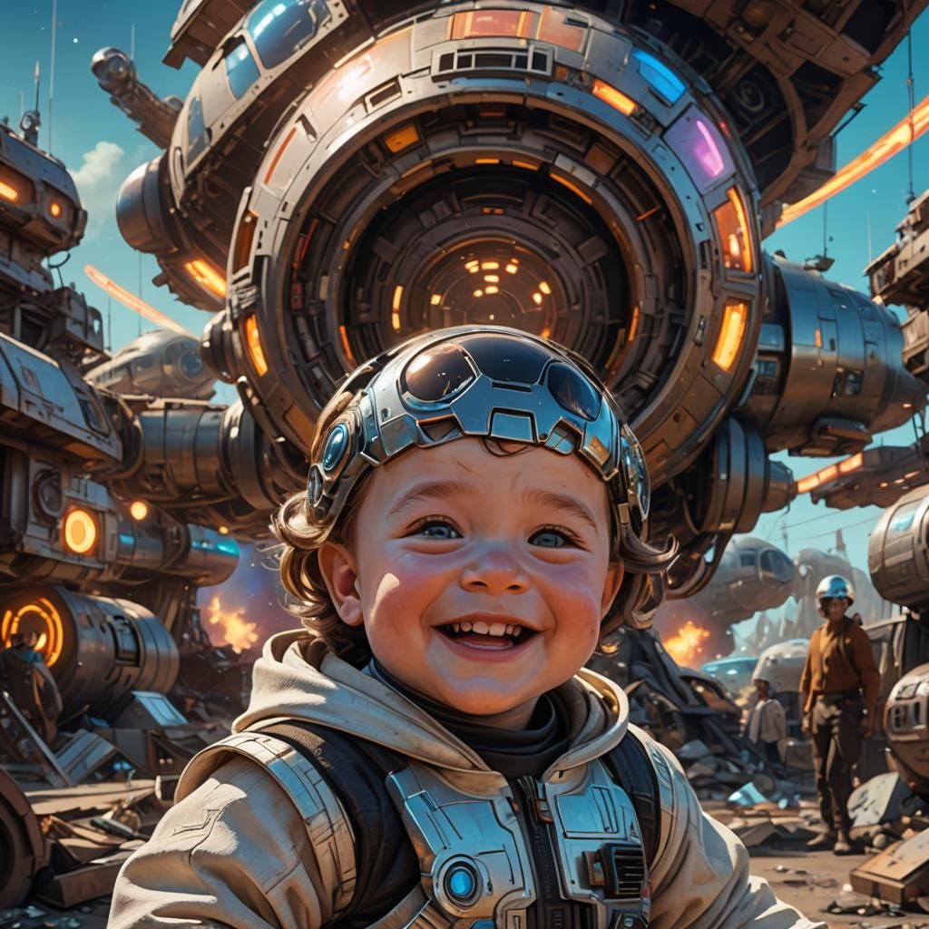 Bring Your Kid to Work Day. AKA Baby Tron 0.5-A