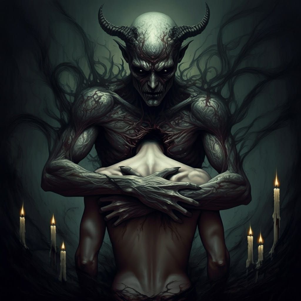 Dark Demon of Depression Invades the Soul