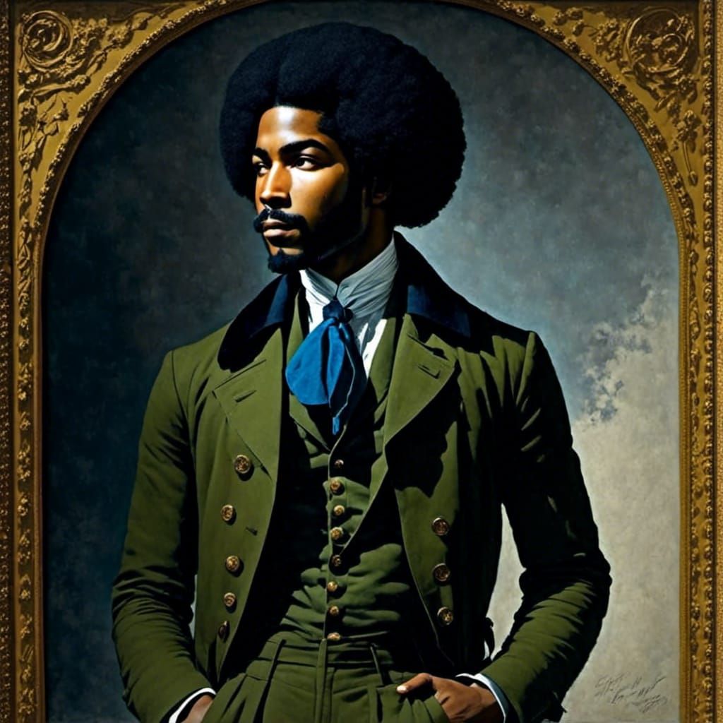regency portrait of a Black man