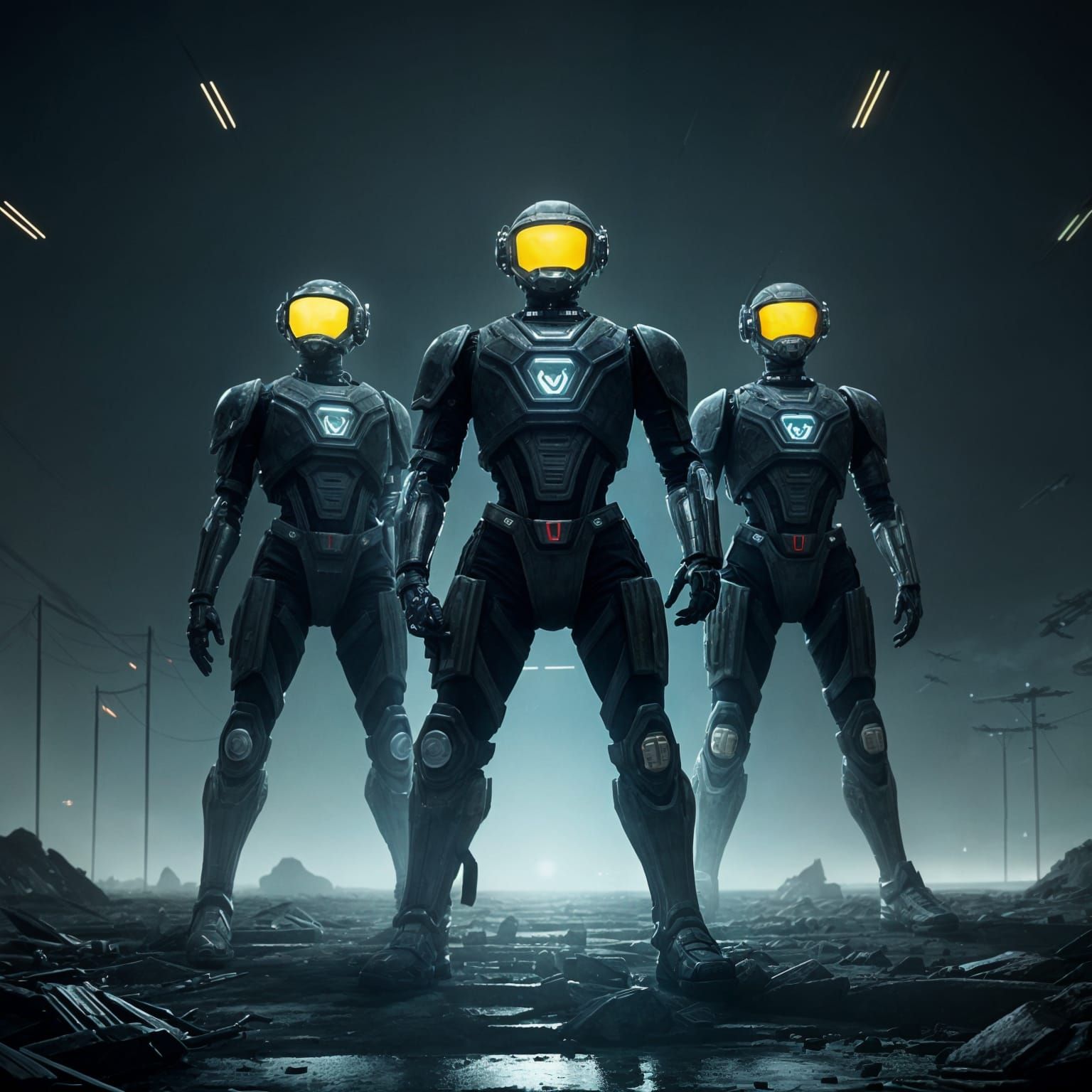 Cyber Warriors in Cinematic Film