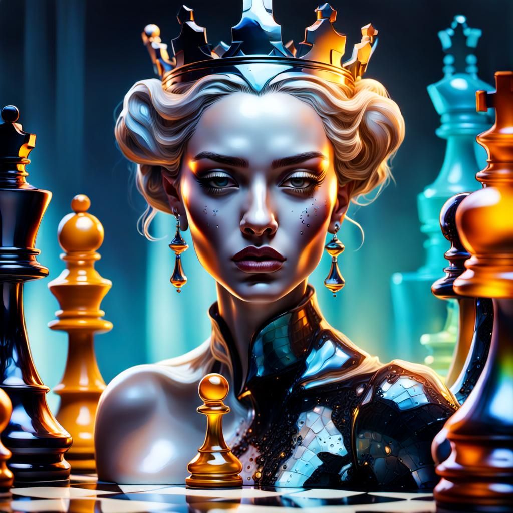 Queen of chessboard.