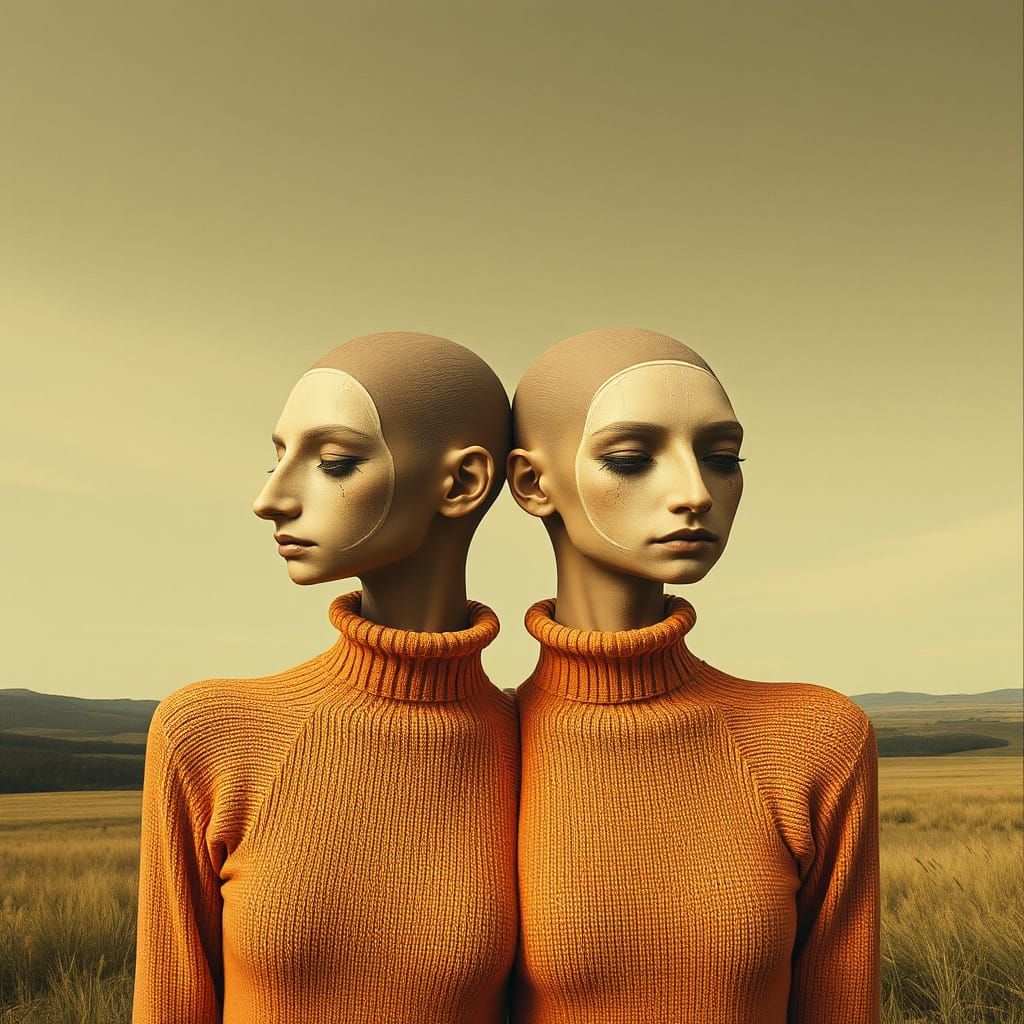 Mood Board 2-headed Siamese twin