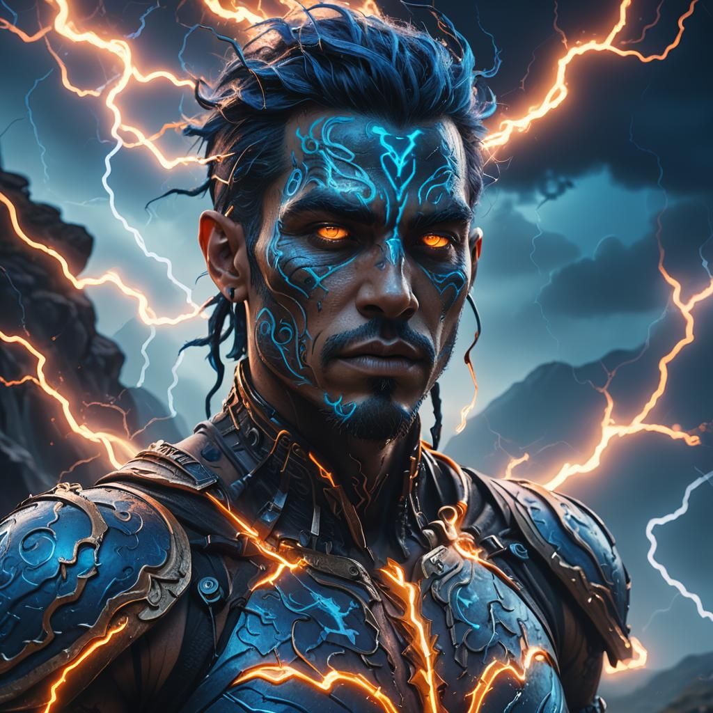 Dreamshaper Summons Lightning in Surreal Fantasy Art