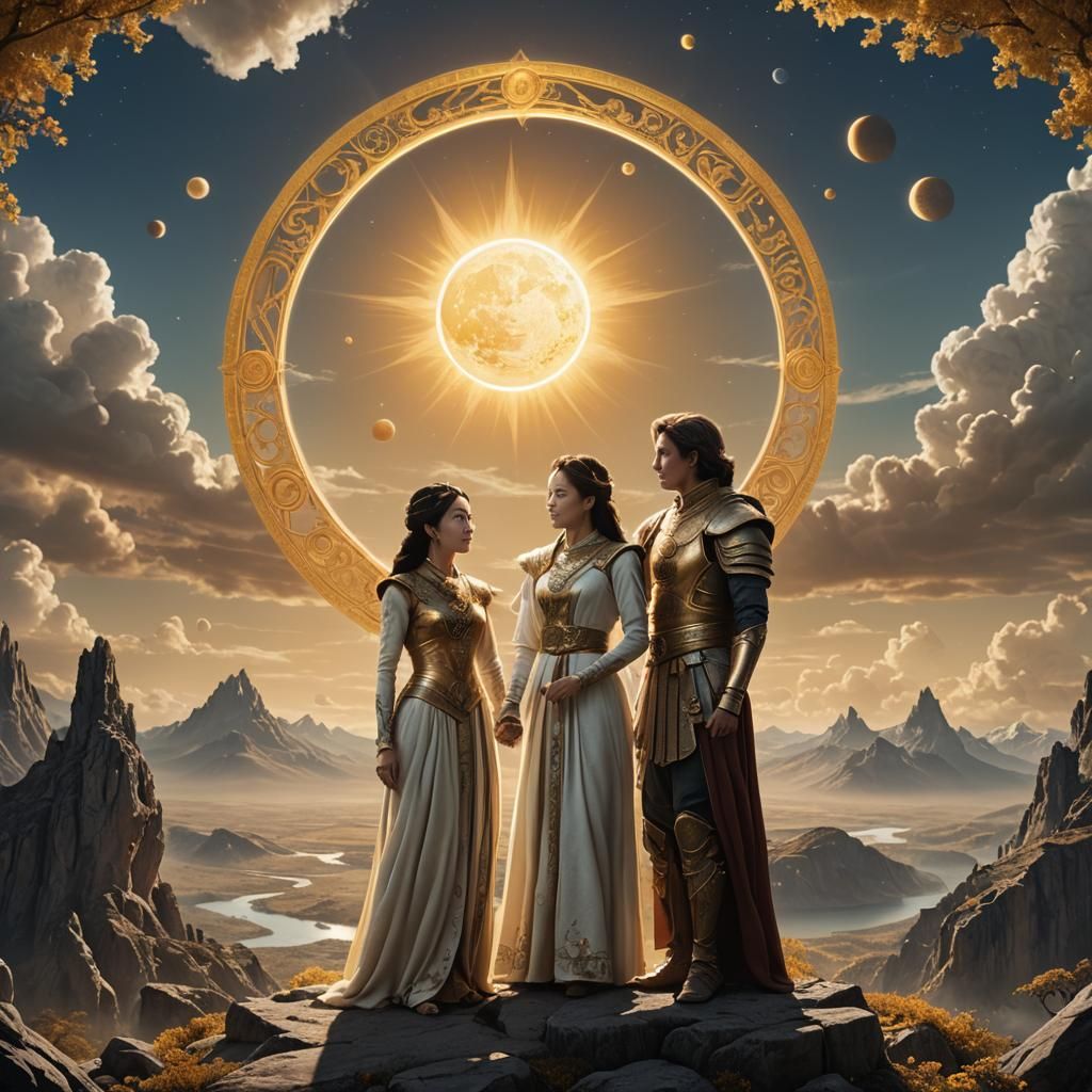 Celestial Friendship: Lady Moon and Lord Sun