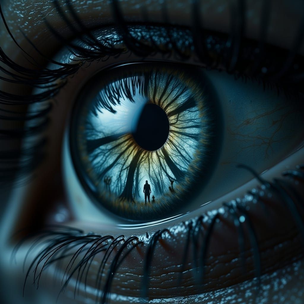 Ethereal Eye in Darkened Realms