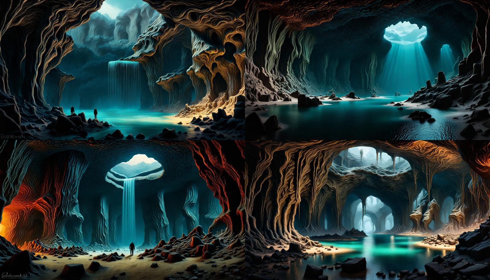 Surreal Underground Habitat Inspired by Salvador Dali