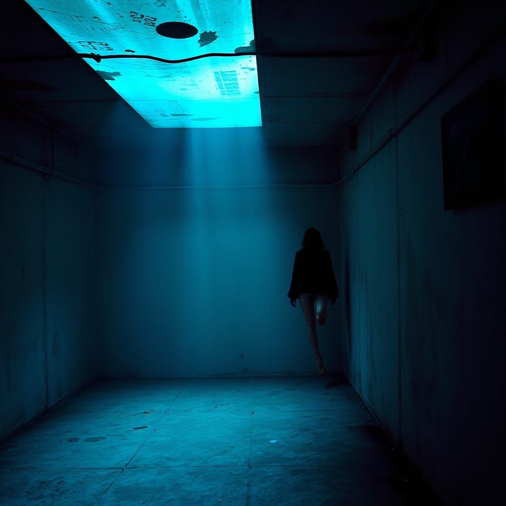 Gritty Gothic Interior with Volumetric Lighting