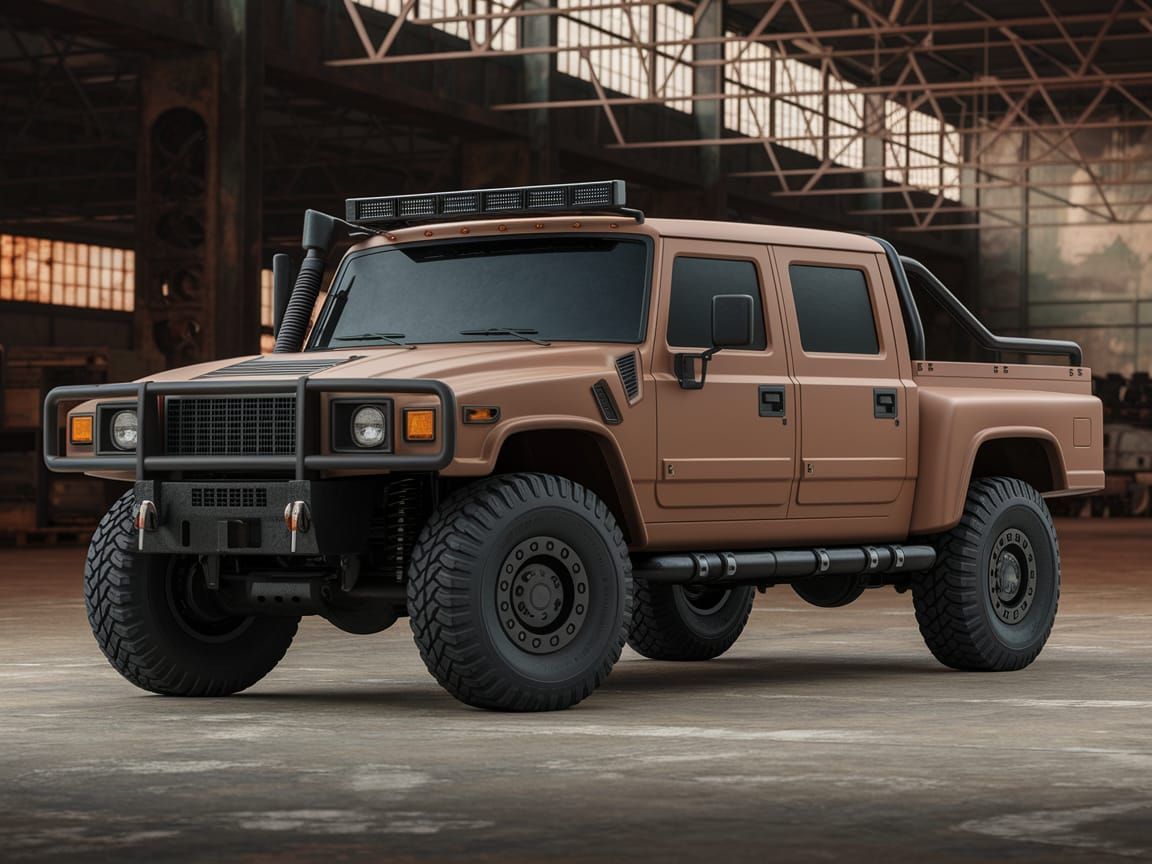Militarized Coyote Brown Off-Road Utility Vehicle