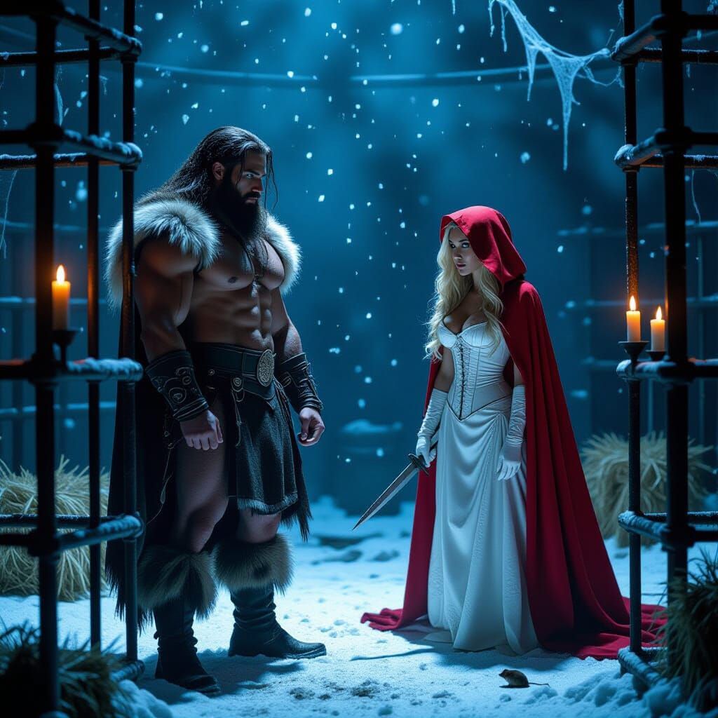 Dramatic Circus Intrusion with Muted Colors