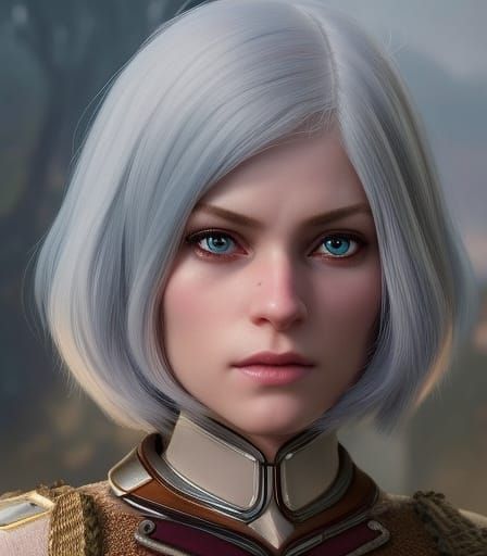 Halfling Rogue Portrait in Hyperdetailed Digital Art