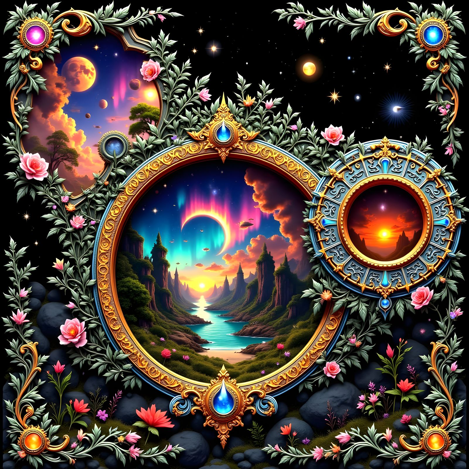 Cosmic Cryptology Through a Stargate Portal