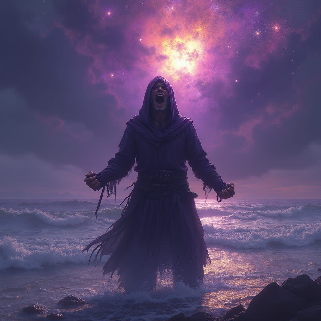 Now I know why, I woke up here on the shoreline. Coughing up blood in the twilight....