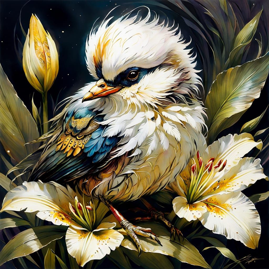 Ruffled Feathers Bird