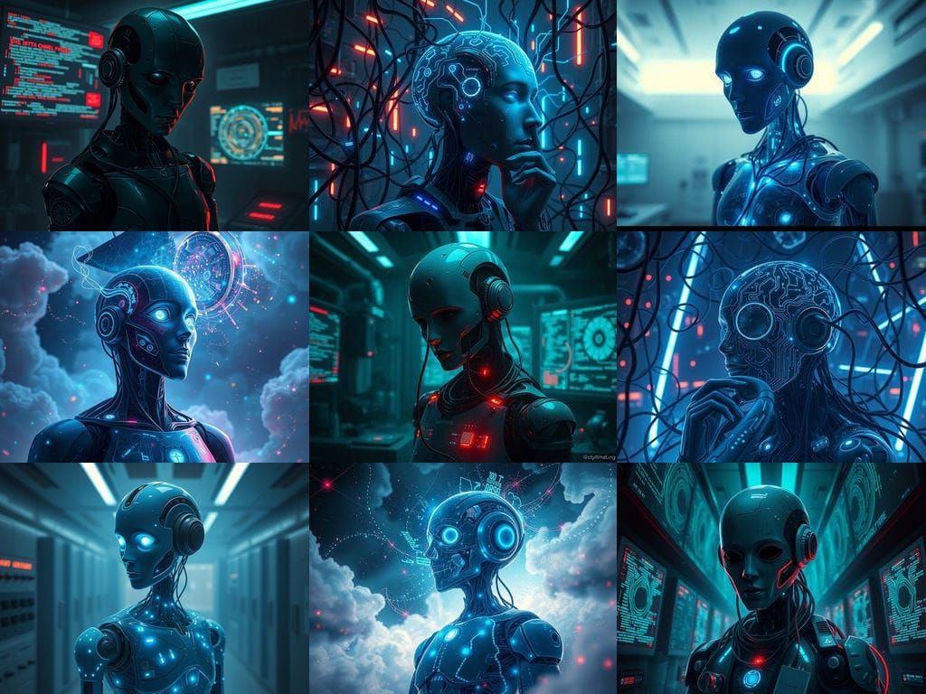 Echoes of Existence in Digital Dreams