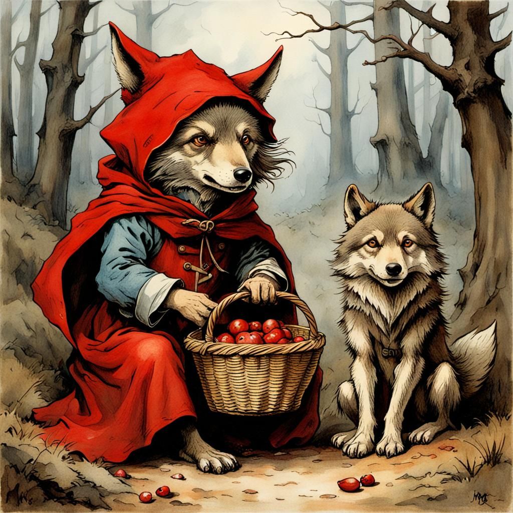 Little Red Riding Hood and the Wolf